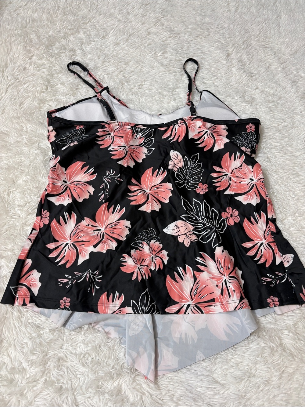 NWOT Floral Tankini Swim Set With Shorts From Amazon Size 4XL - Picture 4 of 16